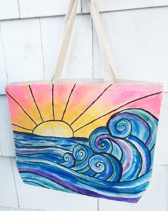 Bag painting ideas: 17 tote bag painting ideas & canvas bag painting ideas