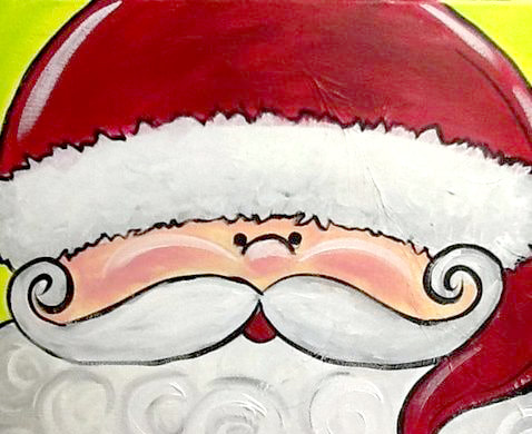 Santa Face Painting Kit